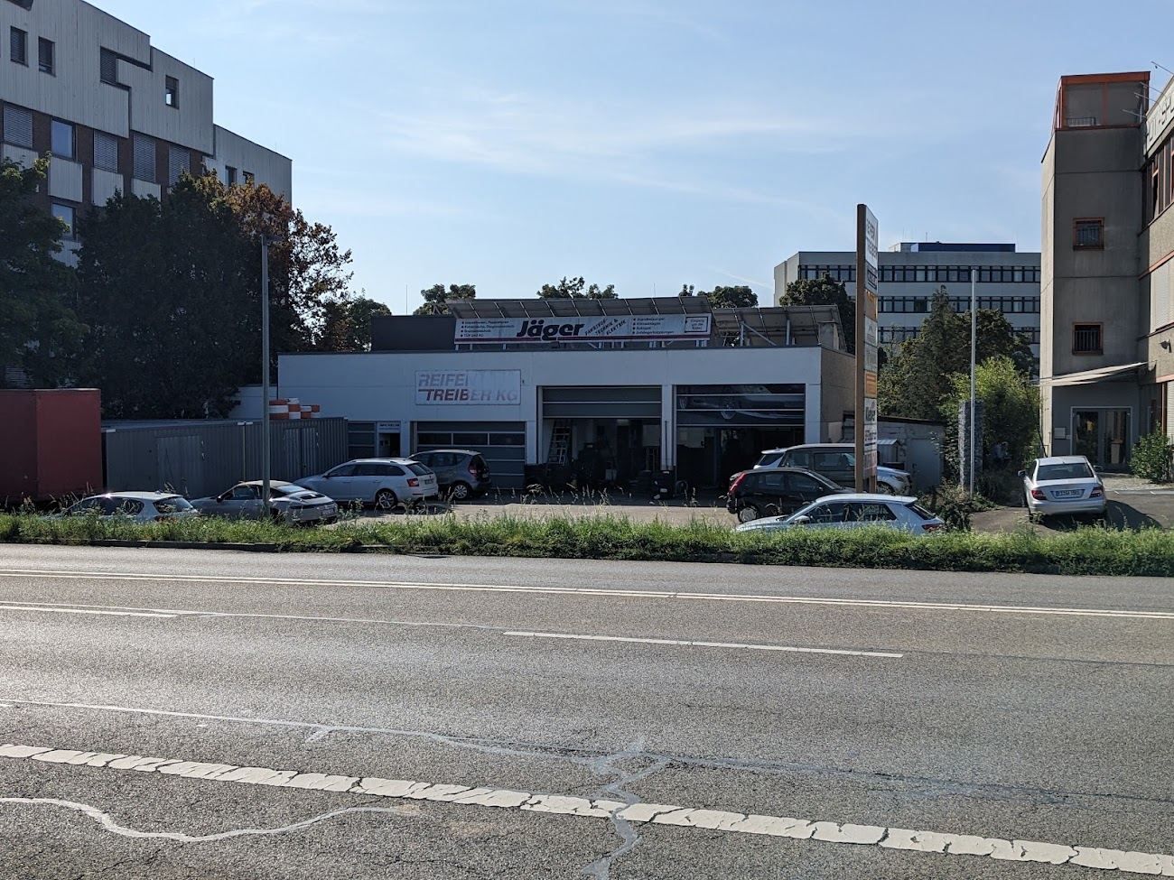 Ansicht von der Echterdinger Straße